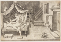TvB G 3817
          <br/>
          Sextus en Lucretia
          <br/>
          <em>Musi, Agostino dei (Agostino Veneziano) (ca.1490-na 1536) - toegeschreven aan</em>